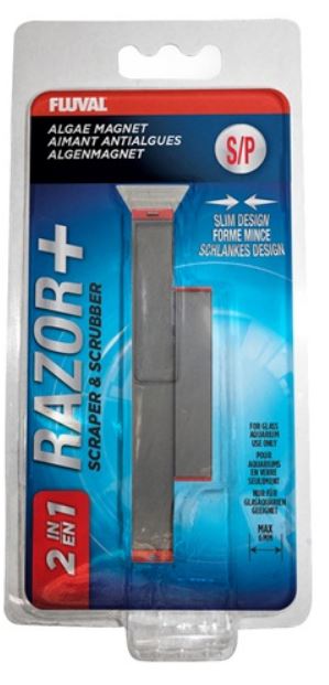 Fluval Razor+ 2-in-1 Algae Magnet MEDIUM - Click Image to Close